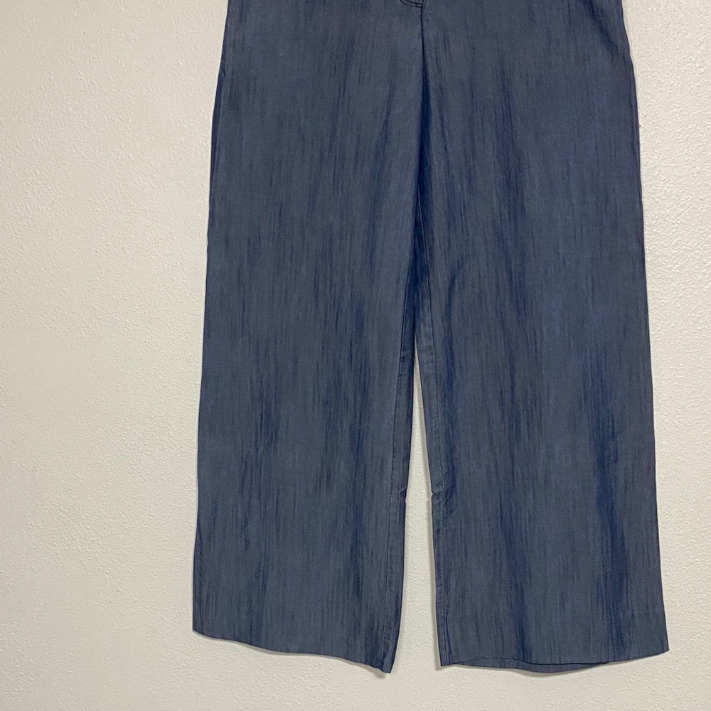 Tommy Bahama Blue Straight Leg Pants Size 10 100% tencel lyosel - Picture 2 of 16